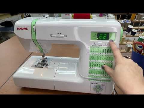 Setting the Settings on the Janome Machines