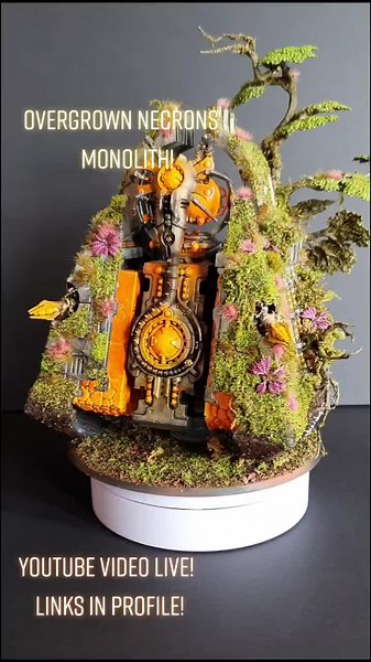 Overgrown Necrons Monolith in Warhammer 40K