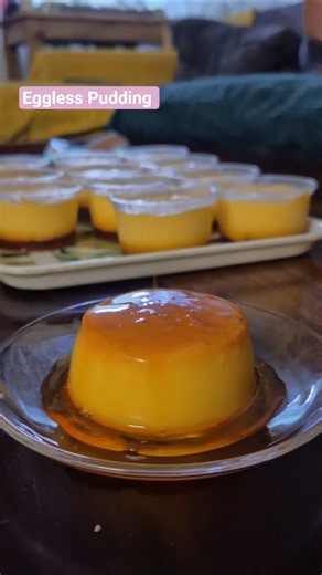 Easy Eggless Pudding Recipe | Creamy Homemade Dessert | No Oven | No Gelatin