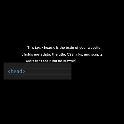 HTML Lesson 3: Understanding the head Section