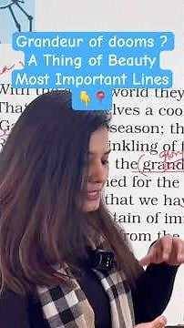 A Thing of Beauty | Important Lines | John Keats | Class 12 English Poem | Priyankkaa Gauur