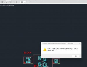 Cad Crash when dragging and dropping files?