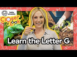 NEW! Closer Look: The Letter G 🔍 | Learning Letters With Marlee Matlin ⭐️ | Baby Einstein | Alphabet