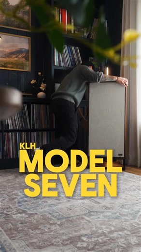 Tyler Melton on Instagram: "HUGE speakers with a bold sound. We just added the KLH Model Sevens (gifted) to my Listening Room and they sound fantastic. Yes, the demo is brief - a tiny microphone doesn’t show properly what these speakers can do. I’m here for any questions! The Model Sevens from KLH are available now and linked in my bio. #hifi #audio #klh"