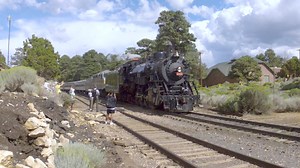 Happy 101st Birthday to Grand Canyon Railway Steam Locomotive 4960! The video shows 4960 leaving the Grand Canyon Village Depot this afternoon, Monday, August 12, 2024. For railroad enthusiasts, here is a brief history of 4960, as shared by Grand Canyon Railway & Hotel "Built in 1923 by the Baldwin Locomotive Works in Philadelphia, Pennsylvania, Steam Locomotive No. 4960 was initially put into service by the Chicago, Burlington & Quincy Railroad, transporting iron ore and various freight across 