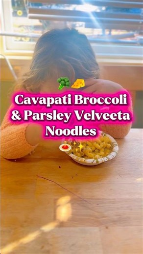 🥦🧀 Cavapati Broccoli & Parsley Velveeta Noodles🍝✨📣 KID 👧 APPROVED!📣