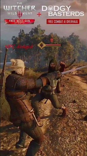 Dodgy Basterds — The Witcher 3 Combat AI Overhaul (Teaser)