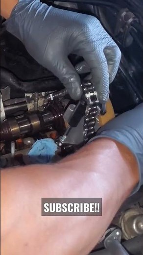 Audi timing chain and tensioner replacement #audi #cars #car