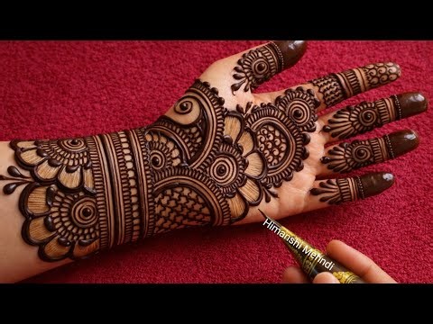 Stylish mehndi design simple front hand | mehandi ka design |mehndi design |easy heena design mehndi