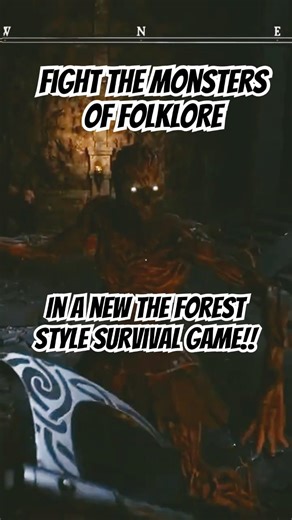 The Forest Meets Folklore In a New Dark Fantasy Survival Crafting Game!! #theforest #indiegame