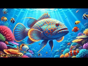 Ocean Wildlife 4K 🌊 | Peaceful Ocean Documentary | Calm Underwater Wildlife, Nature Sounds