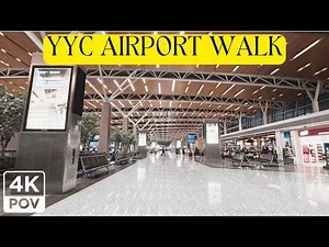 Calgary Airport (YYC) 2026: Full Terminal Walking Tour & Passenger Guide | Immersive ASMR