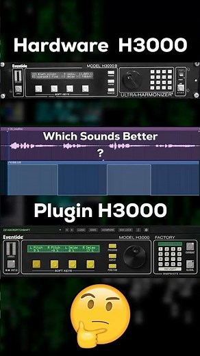 Hardware Eventide H3000 Vs Plugin