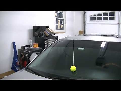 How to make a garage tennis ball parking stop aid!