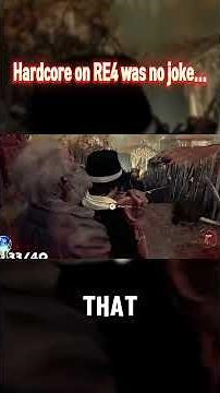 RE4 Hardcore S+ is IMPOSSIBLE #residentevil #challenge #gaming