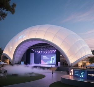 [Hot Item] Column-Free Air Dome Large Inflatable Bubble Hall for Concert Use