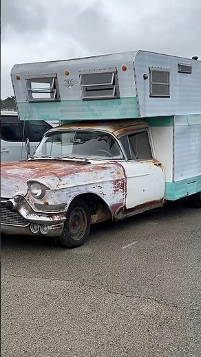 WILD 1957 Cadillac Camper