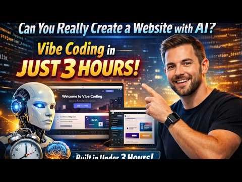 Can You Really Create a Website with AI Vibe Coding in Just 12 Hours?