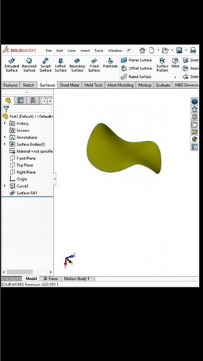 Project curve in solidworks #solidworks #cadcam