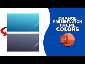 How to change presentation theme colors in PowerPoint