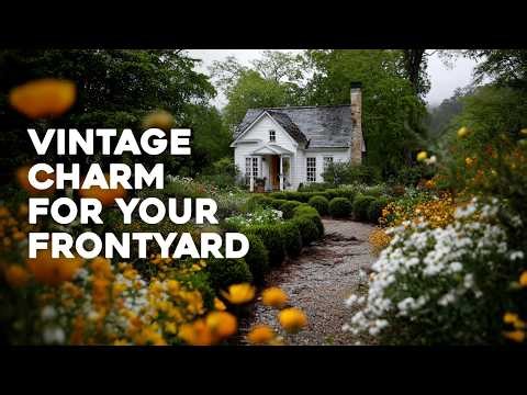 Rustic Front Yard Makeover Timeless Vintage Garden Styling Tips