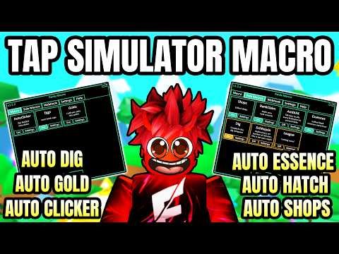 How To Use/Download Tap Simulator Macro PANDA MACROS (Roblox)