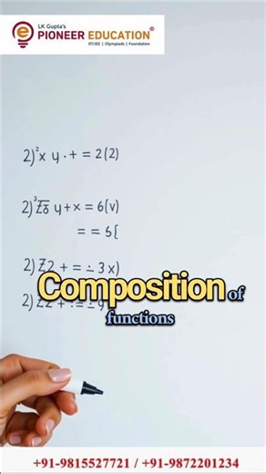 📚 Composition of Functions | NCERT Maths Explained | Class 11 Functions