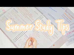 How To Study Effectively During The Summer | Study Tips & Tricks | Granger Productivity