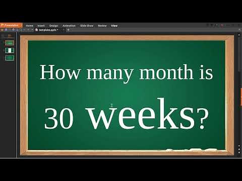 ✅ How many month is 30 weeks