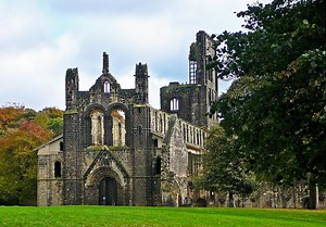Kirkstall Abbey in Leeds, England