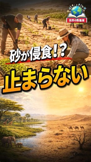 今も拡大している！？サハラ砂漠の真実3選
