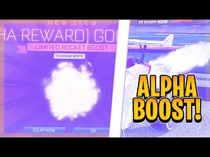 Painted Alpha Boost In Rocket League! (Rocket League Alpha Boost)