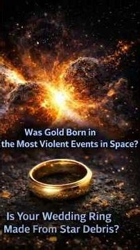Was Gold Born in the Most Violent Events in Space? #shortvideo #universe #space