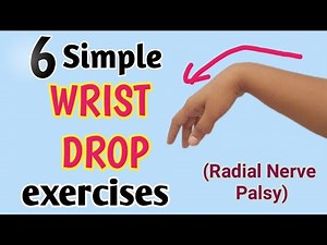 wrist drop exercises in hindi | radial nerve palsy exercises
