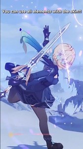 You can use all elements with the skin?! #genshinimpact #genshin