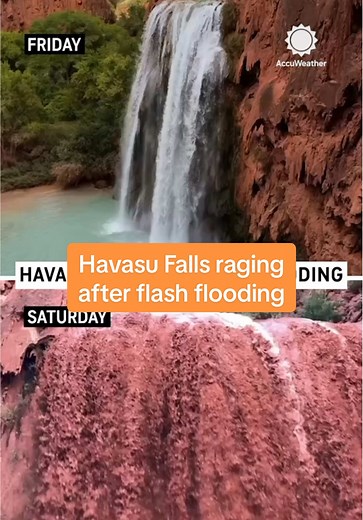 Havasu Falls Flash Flooding Affects Tourists