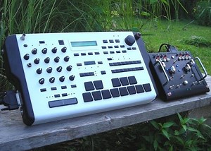 circuit bent e-mu xl7 command station w/ mm1 module