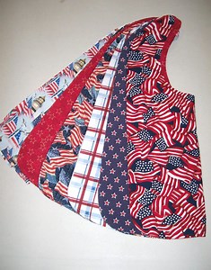 Patriotic Adult Bib: Reversible Dignity Bib, Small Size - Etsy