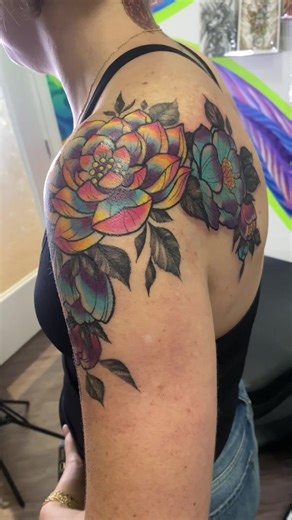 Exploring Neotraditional Flower Tattoos in ATX
