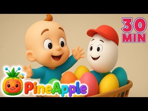 Humpty Dumpty | + More PineApple Nursery Rhymes & Kids Songs