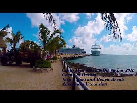 Costa Maya Jeep Safari and Beach Break Adventure Excursion