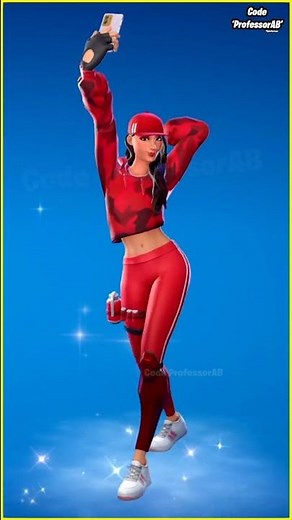 Fortnite Red Carpet Emote Ruby Skin Thicc 🍑😜😂