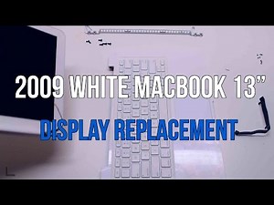 2009 White Macbook A1342 LCD Assembly Replacement