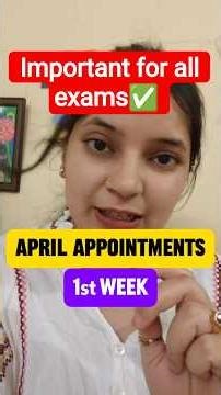 April 1st Week Important Appointments 2026 ,current affairs | Banking Awareness #ibpspo #ibps #sbipo