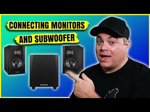 Adam Audio T5V & T10S - How To connect A Subwoofer