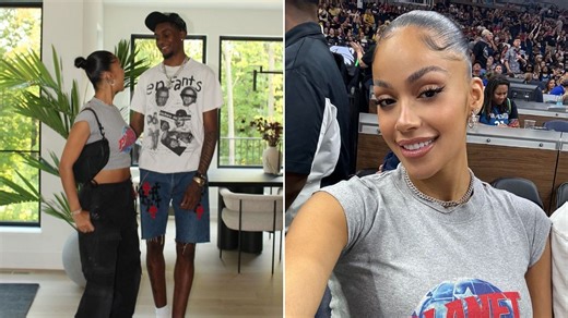 Jordyn Woods & Hannah Usman gush over Jaden McDaniels' GF's stylish snaps from Lynx-Fever game