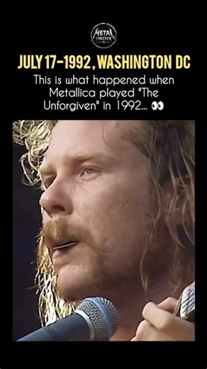 The Unforgiven live july 17 1992 #metallica #lifeisbutadream #jameshetfield
