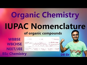 IUPAC Nomenclature of Aliphatic Organic Compounds | WBCHSE Sem-II | NEET | JEE Organic Chemistry