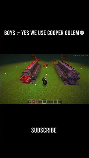 Best Way To Use Copper Golem💀💀 #minecraftshorts #minecraft