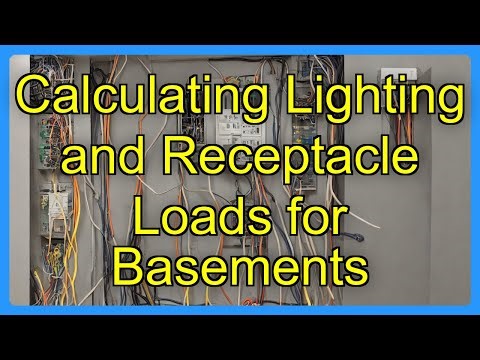 Calculating Lighting and Receptacle Loads for Basements